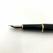 美品 MONTBLANC モンブラン 筆記用具 万年筆 マイスターシュテック ペン先14Ｋ ホワイトスター 4810 585 GERMANY刻印 金 ブラック ゴールド_画像4