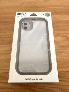 グルマンディーズ gourmandise IFT-72SK [iPhone 12 mini 用 IIIIfit（イーフィット） クリアケース スモーク]