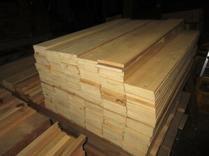 檜 スノコ板 自然乾燥 荒材 一等 1M×12ｍｍ厚×120ｍｍ幅30枚（ヤマト便Fサイズにて直送可）