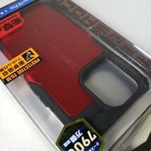 iPhone13 Pro 三眼 耐衝撃 ハイブリッドケース レッド_画像3