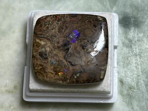 ★１００円オークション！26.10ct 22x20.7mm ナチュラル ウィントン マトリックスボルダー オパール　クッション キャブ　オーストラリア