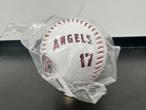 ロサンゼルス・エンゼルス大谷翔平の背番号入りオフィシャル硬式ボール　Rawlings社製