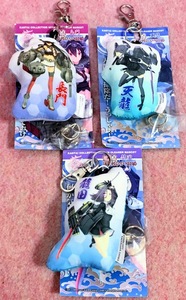 送300円～ 希少品! 艦これ「長門 天龍 龍田」キャラクター イラストスクリーンクリーナー 3種セット　艦隊これくしょん 美少女 アニメ 萌え