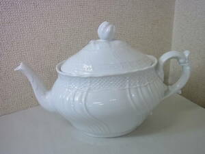 151221H70-1227H-A3*Richard Ginori* Richard Ginori bekio white teapot antique 