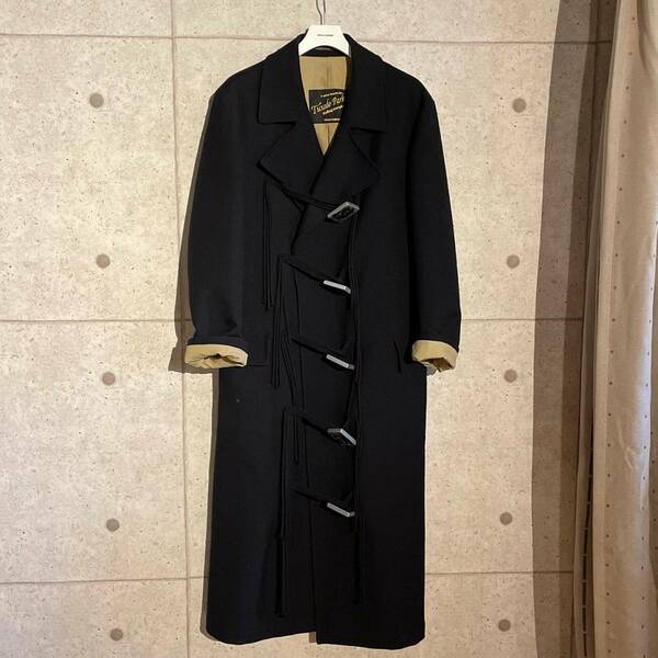 ONtheCORNER ITEM No.1557/YohjiYamamoto POURHOMME ヨウジヤマモトプールオム Tuxedo Park ブロックボタンコート 20aw size:2