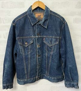 Levis 70505 Big E ビッグE 60s デニムジャケット 裏ブランケット付き ライニング 不均等Ｖ ボタン裏525 リーバイス Vintage ★袖詰め有★