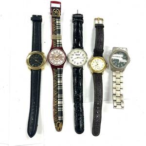 N135 腕時計 まとめ swatch Lapini TRUSSARDI KANSAI SELECTION SAT004 クォーツ ジャンク品 中古 訳あり