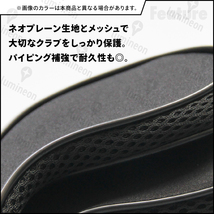 アイアン カバー ヘッド 10点 セット ゴルフ クラブ イエロー ジッパー フード 番手付き 保護 シンプル おしゃれ 高級 プロ 安い g078c_画像2