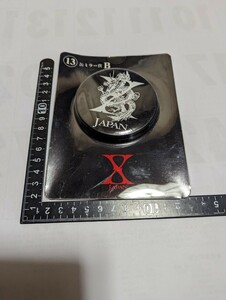 X　JAPAN　缶ミラー　未開封　中古