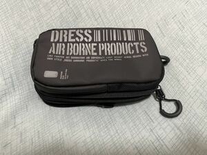 ドレス(DRESS) マルチスマホポーチ AIRBONE 防水 撥水 ステルスブラック