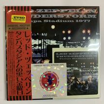 LED ZEPPELIN / THUNDER STORM「タンパスタジアムの黒い金曜日」TAMPA STADIUM 1977 promo versionブックレット付き！激レア！_画像1