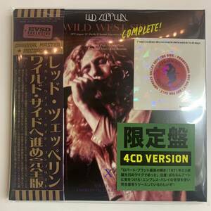 LED ZEPPELIN / WILD WEST SIDE “Complete!”1971 Vancouver 4CD Limited Edition Empress Valley Supreme disk 世界初登場音源！完全！