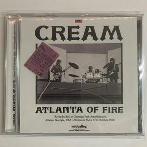 CREAM / ATLANTA OF FIRE (CD) MVR最新作！またもや初登場ライヴ！写真では有名なこの日の音が出てきました！