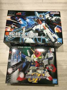 【匿名配送】新品 未開封 ダブルゼータガンダム 2個セット ガンプラ 1/44 HGUC SD BB戦士 ZZガンダム