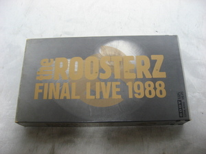 THE ROOSTERZ　ザ・ルースターズ　FINAL LIVE 1988　COVA-4002　VHS　ビデオテープ　現状品