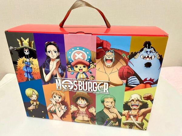 【新品・限定品】モスバーガー2024福袋　ONE PIECEグッズ3点　箱ごと送付