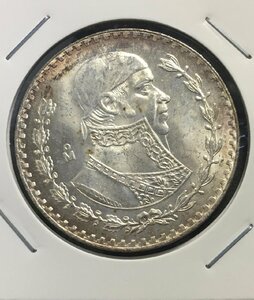 メキシコ銀貨 1ペソ 1966年 ベニート・フアレス 量目16.1g 極美品 収集ワールド