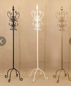  antique style French Country style white coat hanger coat hanger stand 