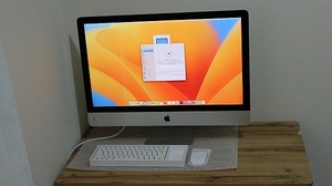 ★美品！Apple iMac 27インチ 5K 2020 (Corei7-3.8GHz/メモリ8GB/SSD:512GB/Ventura★G10