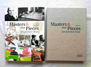 ヴィンテージ家具 Masters & their Pieces 洋書 ハンス・ウェグナー/ジャン・プルーヴェ/イームズ/ポール・ケアホルム/アイリーン・グレイ