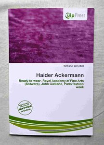 ハイダー・アッカーマン ファッションデザイナー 洋書 Haider Ackermann ジョン・ガリアーノ/アントワープ王立美術アカデミー