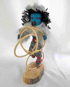 大サイズ フープダンサー カチナドール Hoop Dancer Kachina Doll インディアン 精霊 ネイティブ・アメリカン ハンドメイド カチナ人形