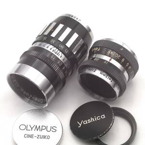 Olympus Cine-Zuiko 38mm F1.8, ZUNOW OPT 13mm F1.9 オリンパス ズノー Dマウント シネレンズ