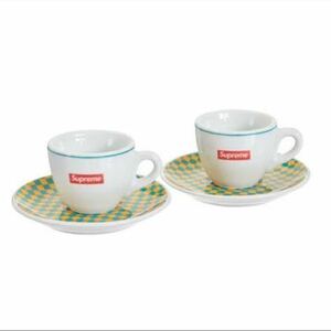 国内正規品 SUPREME シュプリーム 22SS IPA Porcellane Aosta Espresso set エスプレッソ マグカップ 二個セット ティール 新品未使用