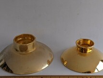 金メッキ 金杯　2個　神宮　鶏　酒器 盃　24KGP　菊の御紋　お正月　直径約7.4cm　6cm　24k　GP　曇りあり_画像5