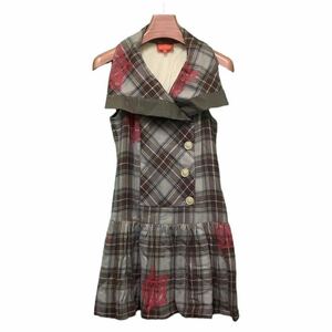 Vivienne Westwood, RED LABEL, ヴィヴィアン・ウエストウッド, レッドレーベル, ワンピース ,ノースリーブ ,チェック, 古着