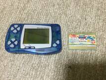 BANDAI WonderSwan バンダイ ワンダースワン 本体 SW-001 デジモンアドベンチャーソフト付き_画像1