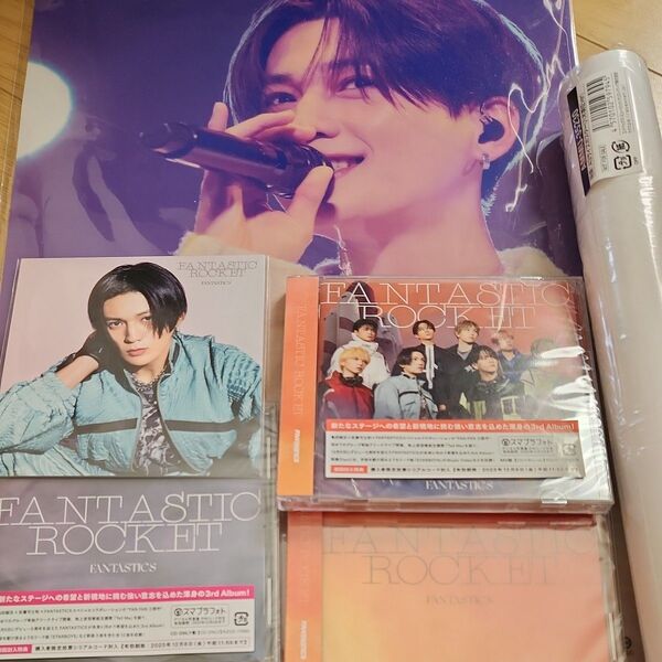 FANTASTICS アルバム FANTASTICROCKET MV盤 通常版 リリイベ盤 アクスタセット 八木勇征 ファンタ