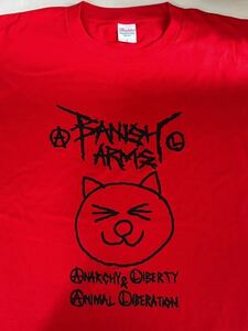 【送料込】BANISH ARMS / KITTEN'S SMILE!（RED）　CRUST PUNK hardcore CRASS animal liberation animal rights