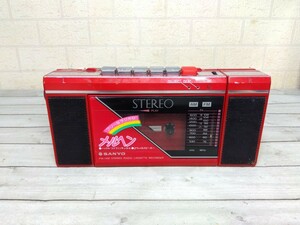 904■SANYO 三洋電機　MR-F10　ラジオカセットレコーダー　本体のみ　難ありジャンク現状品