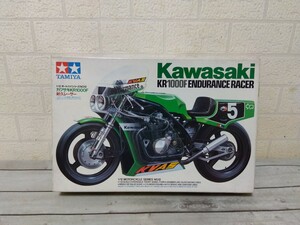 959■1/12　タミヤ　Kawasaki　カワサキ　KR1000F 耐久レーサー　KR1000F ENDURANCE RACER　NO.12　長期保管　未組立現状品