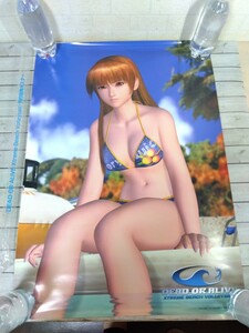 972■非売品 DEAD OR ALIVE 　Xtreme Beach Volleyball 予約特典ポスター　デッドオアアライブ　　B2　エクストリームビーチ　未使用現状品