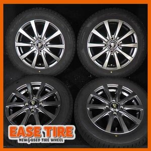 21年製 バリ山 BRIDGESTONE BLIZZAK VRX2 / ユーロスピードG10【 155/65R14 / 4.5J +43 100 4H 4本 】スタッドレス ワゴンR タント ムーブ