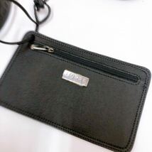 LOEWE ロエベ ショルダーバッグ アナグラム ブラック 中古 肩 鞄 レザー _画像7