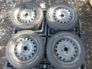 NANKANG NK 4×4WD M/T 165/65R14 4本 鉄チン pcd100 4H　管:T-15