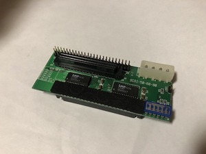 動作確認済 SCA８０ピン ‐ ５０ ｏｒ ６８ピン SCSI変換アダプタ (CA231229)