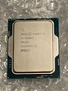 第12世代 Intel Core i3-12100T (4 コア/12MB/8T/2.2GHz ‐ 4.1GHz/35W)