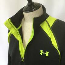 【N208】★UNDER ARMOUR★ アンダーアーマー ハーフジップ ジャージ XLサイズ 裏起毛 トレーニングウェア スポーツ 古着 古着卸_画像3