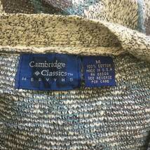 【N218】★Cambridge Classics★ コットン ニット カーディガン Mサイズ made in USA アメリカ製 古着 アメリカ古着 US古着 古着卸_画像5