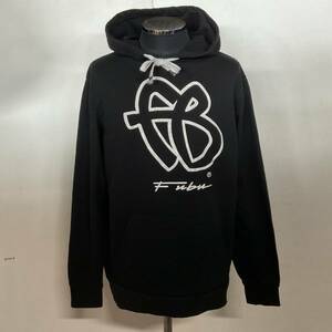 【T958】★SALE特価★ アメリカ古着卸オススメ FUBU フブ プルオーバーパーカー M ブラック B系 HIPHOP ストリート 大特価 仕入れ