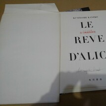 金子國義サイン入り　版画集アリスの夢　大型内容見本　袋紙チツ付き　額装用画一枚　裏表印刷　サイズ40×30センチ　袋に少しヨゴレ_画像10