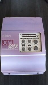 動作確認済 XM-502X パワーアンプ SONY 