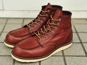 4.5万円 REDWING レッドウィング アイリッシュセッター レザーブーツ ワークブーツ クラシックモック ホワイツ wesco rrl チペワ Clarks