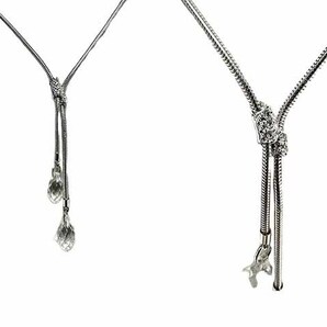 【中古】SWAROVSKI スワロフスキー アクセサリー ネックレス レディース シルバー色の画像2