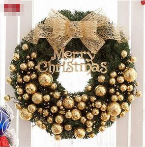  prompt decision # Christmas wreath hand made lease wall decoration entranceway party for new year lease 