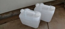 ポリタンク、水缶、ウォッシャブルタンク、10Ｌ、2個セット、ウォータータンク 中古_画像1